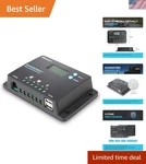 Wanderer 10A Solar Charge Controller 12V/24V Pwm W/lcd Display For All Batt.... Fixed Price $43.99.