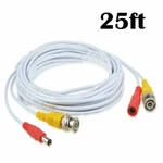 Fite On 25FT Bnc Video Power Cord For Swann 1080P 720P 960H Etc Camera Cable. Fixed Price $13.04.