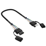 Mictuning 4 Pin Flat Extension Cable 12INCH Way Connector Trailer-side. Fixed Price $10.32.