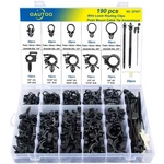 Oautoo 190PCS Wire Loom Routing Clips Push Mount Cable Tie One Size, Black. Fixed Price $52.49.