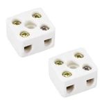 Uxcell Way Ceramics Terminal Blocks Porcelain 21.5X19.5MM 2PCS. Fixed Price $10.90.