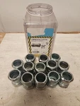 Halex Metallic Emt Compression Couplings Steel 3/4" 13 Pack 62402B. Fixed Price $9.95.