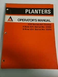 Allis Chalmers 330 Series Air Champ 4 & 6 Row Planter Eff S/n 2500. Fixed Price $19.99.
