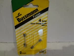 Cooper Bussmann Amp Time Delay BP/MDL-4 (2 Fuses). Fixed Price $7.95.