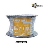 Southwire 55682102 100 Ft. 16/2 White Stranded Cu SPT-2 Lamp. Fixed Price $26.18.