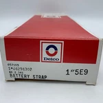 Delco Packard Oem Braided Battery Strap 9" #5E9 Gm 6296302 Nos. Fixed Price $39.00.