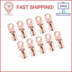 Riocan 2/0 Awg 3/8 (M10) Copper Ring Terminals, Pcs Heavy Duty Battery Cable. Fixed Price $21.00.