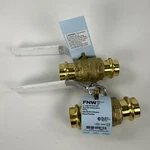 Pack Brass Full Port Ball Valve FNWX432F 3/4" 200PSI. Fixed Price $29.88.