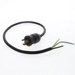 Leviton- Black 2FT 12/3 Sjoow Wire With Locking Nema L5-20P Plug End. Fixed Price $16.55.