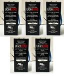 (quantity Of 5) Lightech 66955 LET-75-AC-277-R-BF, Halogen Transformer. Fixed Price $79.77.
