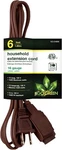 Go Green Power Inc. 16/2 6FT Household Extension Cord W/ 3 Outlets Brown. Fixed Price $9.23.