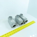 Carlon 1-1/2" Type Lb Pvc Conduit Body Lot Of 3. Fixed Price $22.00.