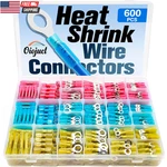 600PCS Heat Shrink Wire Connectors Electrical Kit - Marine Automotive Crimp Ter. Fixed Price $56.04.