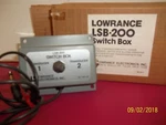 Lowrance LSB-200- Transducer Switch Box New In. Fixed Price $24.99.