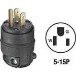 (10)- Leviton Nema 5-15P Rough Use 3 Wire 2 Pole Electric Cord Plug 000-515PR. Fixed Price $54.89.
