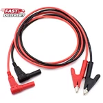 Zhenyu 2PCS 14 Gauge Multimeter Test Leads Right Angle Banana Plug Alligator. Fixed Price $14.47.