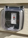 Intermatic WP1020C Weather Proof Two-gang Plastic Receptical Cover, Clear. Fixed Price $22.25.