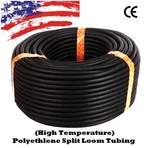 1/8" 1/4" 3/8" 1/2" 5/8" 3/4" 1") - 100 Ft Split Wire Loom Conduit Tubing Lot. Fixed Price $76.50.