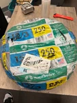 Southwire 13058355 250 Ft. 12/3 Gray Solid Cu Uf-b W/g Brand New. Fixed Price $199.99.