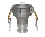 Type Da, 3" Female Coupler X 2" Adapter, Aluminum, Camlock DA3020AL. Fixed Price $55.91.