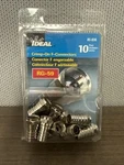 Ideal 85-036 Coax Cable F Connector RG-59 Qty 10 Pack. Fixed Price $8.94.