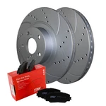 Front Kit 293MM Drill Rotors Trw Ceramic Pads For 86 Impreza Brembo Brakes. Fixed Price $74.95.