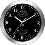 10 Inch Silent Wall Clock Battery Operated Non Ticking Glass Cover Silver Alumin. Fixed Price $26.87.