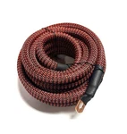Xscorpion 17FT 4 Gauge Black/red Snakeskin Braided Sleeving Ofc Wire. Fixed Price $65.99.