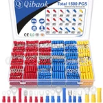 Qibaok 1500PCS Wire Connectors - Insulated Electrical Terminals (copper). Fixed Price $36.02.