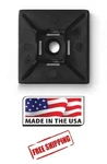 (25) Adhesive Cable Tie Mount Black Inch Zip Holder Made Usa 3/4". Fixed Price $9.95.
