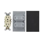 Outlet Box Cover W/ Receptacle. Fixed Price $10.64.