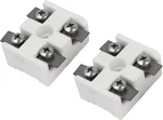 Uxcell 2 Way 30A Ceramics Terminal Blocks High Temp Porcelain Connector. Fixed Price $14.99.