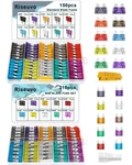 360PCS Car Blade Fuses Assortment Kit - Rv Standard&mini, Multicolored. Fixed Price $22.51.