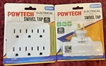 3 Or 6 Outlet Grounded Swivel Wall Tap Adapter Multi Plug Extender Choose. Fixed Price $15.99.
