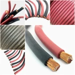 Welding Cable Flexible Rubber Sgr Battery Sae J1127 Pure Copper - Usa Made. Fixed Price $402.00.