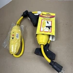 2- Tower Ground Fault Interrupter Gfci In-line W/tri-tap Plug 15 Amp 12/3 Wire. Fixed Price $44.99.