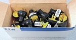 New Box Of Eaton 3123BK Wire Round Plugs 15 Amp 125 Vac Pole, Lot. Fixed Price $69.95.