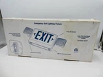 New! Elco Led Emergency Exit Sign 2X Light Combo Red Letters Lot EE97HR. Fixed Price $49.99.