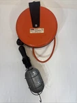 Vtg Master Electrician 74W Trouble Light 30 Extension Cord Reel Tested. Fixed Price $39.99.