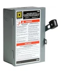Square 30 Amp 240-VOLT 2-POLE Fused Indoor Light Duty Safety Switch L211N. Fixed Price $34.99.