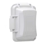 Raco MM420W Weatherproof Cover, Single Box Type, 1 Gang, In-use. Fixed Price $10.55.