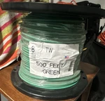 Southwire 8 Awg Solid Copper Green Sheath 500 Ft 1-CONDUCTOR Tw. Fixed Price $272.00.