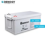 Renogy Deep Cycle Agm Battery Rechargeable 12V 100AH/200AH For Rv Solar Marine. Fixed Price $179.99.