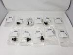 Lot Of 11 Cooper 183BK Black Flat Handle Plug. Fixed Price $35.99.