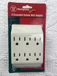 Westinghouse 6 Grounded Outlets Wall Adapter Power Tap. Fixed Price $6.30.