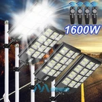 1600W Solar Street Light, 9000000000LM Dusk-dawn Flood Lights W/timer&pole. Fixed Price $14.67.