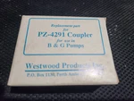 Bell & Gossett #118705 Pump Coupler Replacement PZ-4291 Westwood. Fixed Price $22.00.