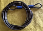 Preowned Schlage 15 ( Fifteen Foot ) Flexible Steel Cable Lock Looped Ends Vgc. Fixed Price $24.50.