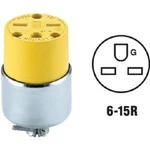 4-LEVITON 15A 250V 3-WIRE 2-POLE Armored Electrical Cord Connector 000-615CA. Fixed Price $44.89.