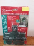 Nip Westinghouse 3 Outlet Covered Adapter Outdoor #28114. Fixed Price $6.99.